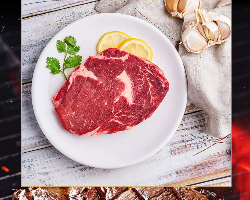 东方福利网-澳奎澳洲谷饲100天眼肉牛排150g