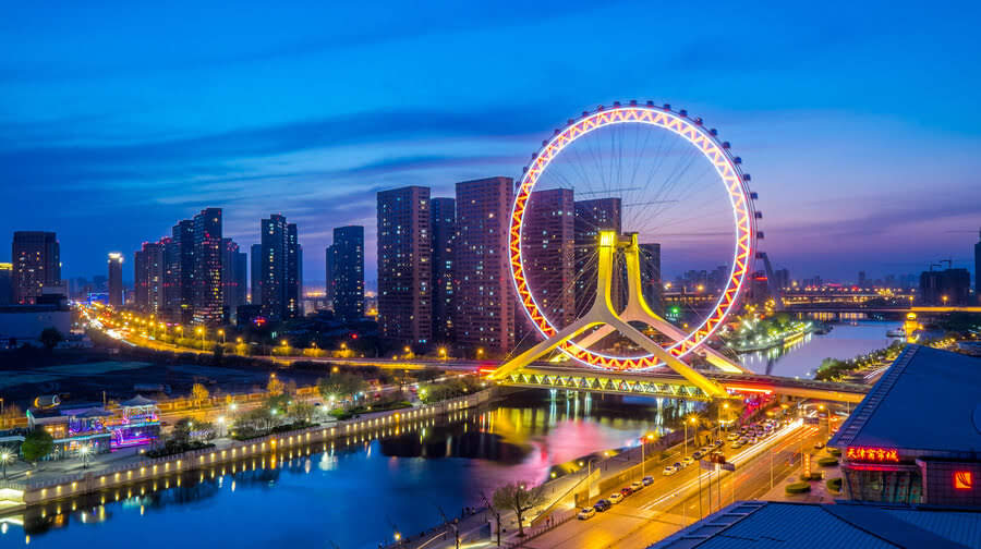 东方福利网 北京-天津瓷房子 古文化街 意大利风情区一日游【上门接小