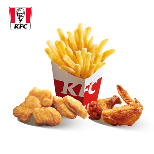东方福利网 上海-肯德基 三味小食组合（黄金鸡块5块+新奥尔良烤翅1对+小薯条）价格/评价/图片