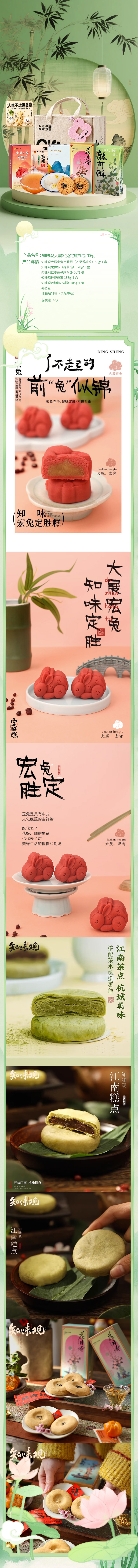 积分商城详情图片知味观 大展宏兔定胜礼包706g桃酥小桃酥麻薯多类产品组合
